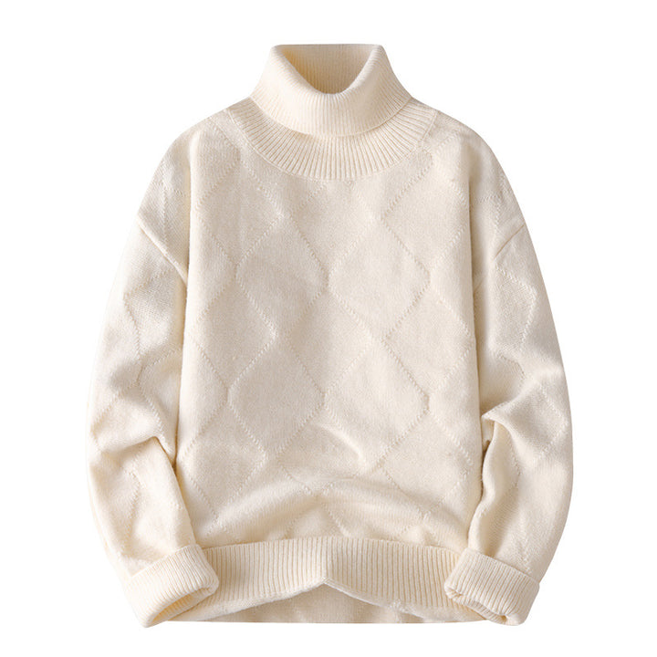 Damen Eleganter Rollkragenpullover Drune