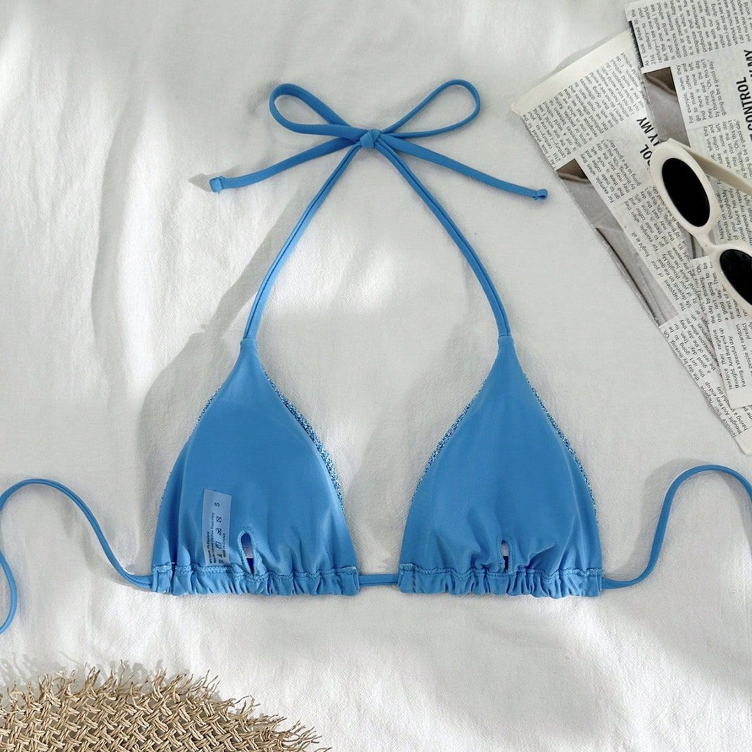Damen gehäkelter Triangel-Bikini Drune