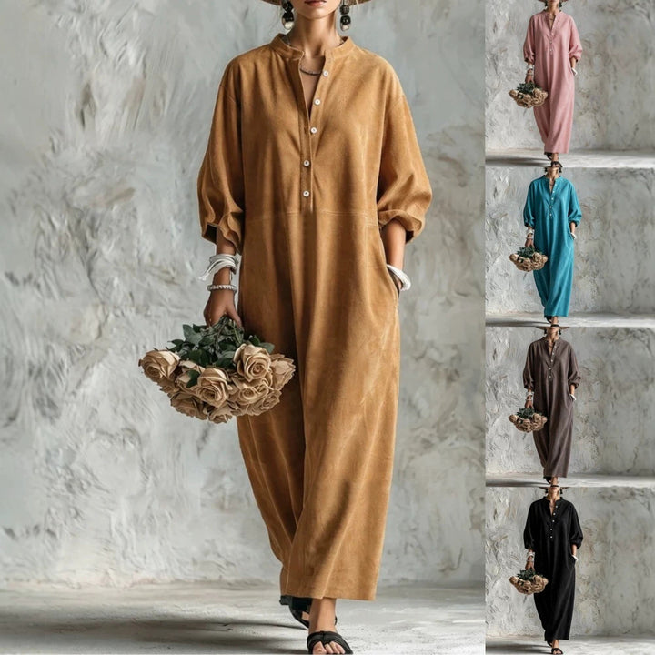 Damen Lässiges Maxikleid Drune