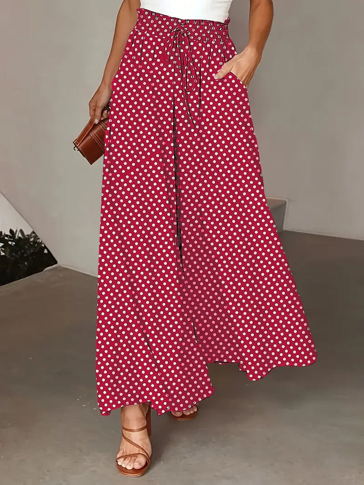 Damen Palazzo-Hosen mit elastischem Bund und praktischen Taschen Drune