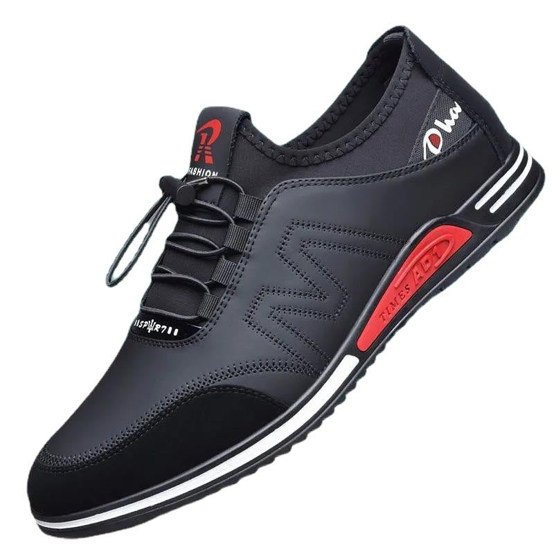 Herren Elastischer Freizeit-Sneaker mit Schnellzug-Lacing und stoßdämpfender EVA-Zwischensohle Drune