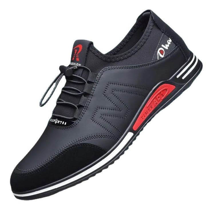 Herren Elastischer Freizeit-Sneaker mit Schnellzug-Lacing und stoßdämpfender EVA-Zwischensohle Drune