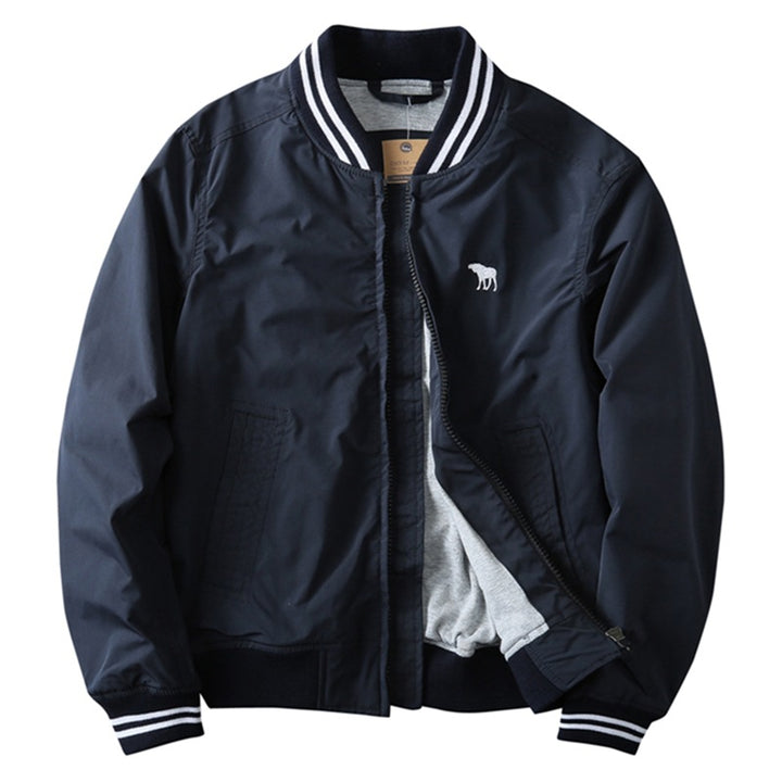 Herren Sportliche Bomberjacke mit praktischen Taschen und elastischen Bündchen Drune