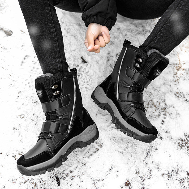 Damen Winterstiefel mit isolierender Fütterung und rutschfester Sohle Drune