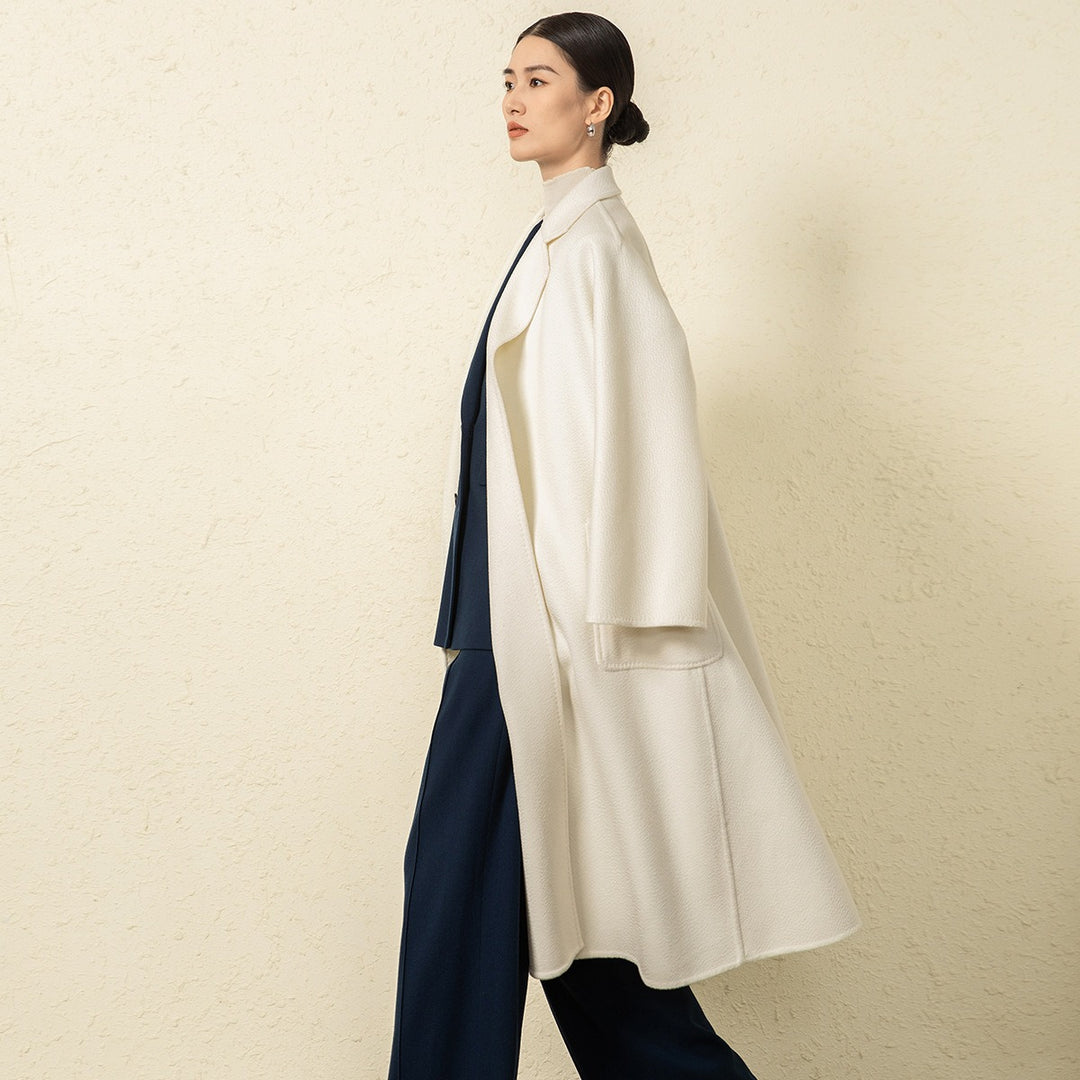Damen Sophisticated Texturiertes Stoff Schal Drune