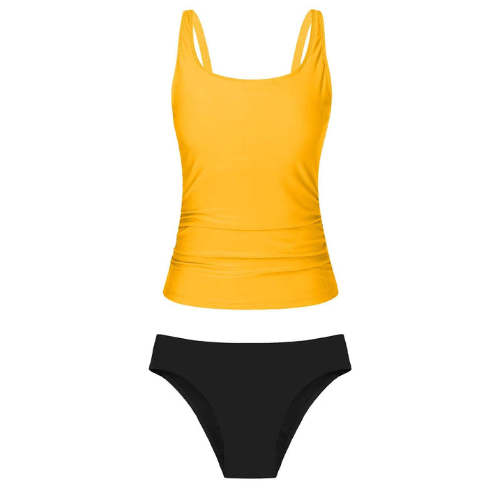 Damen Bikiniset mit floralem Oberteil und klassischem Unterteil Drune