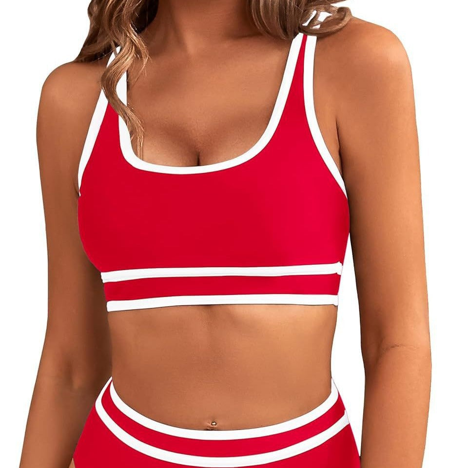 Damen Hochgeschnittener Sportbikini mit ergonomischem Design Drune