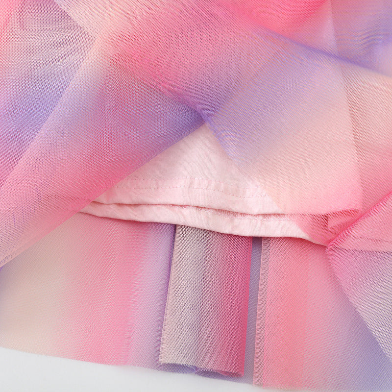 Mädchen Tüllkleid mit Ballerina-Motiv Drune