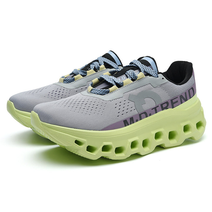 Unisex innovative Hohlkammer-Plateau-Sneaker mit ultraleichter Gittersohle und nahtlosem Mesh-Obermaterial Drune