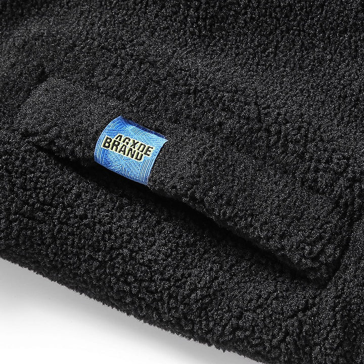 Herren Gemütliche Fleecejacke mit Kapuze Drune