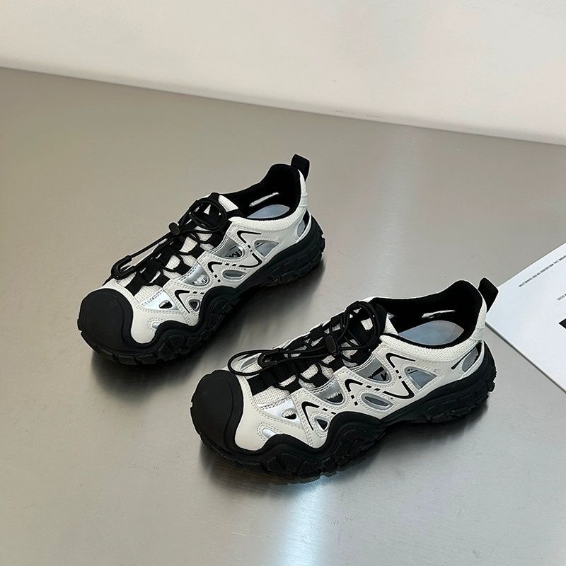 Damen Sportliche Sneakers mit atmungsaktiver Mesh-Oberfläche und rutschfester Sohle Drune