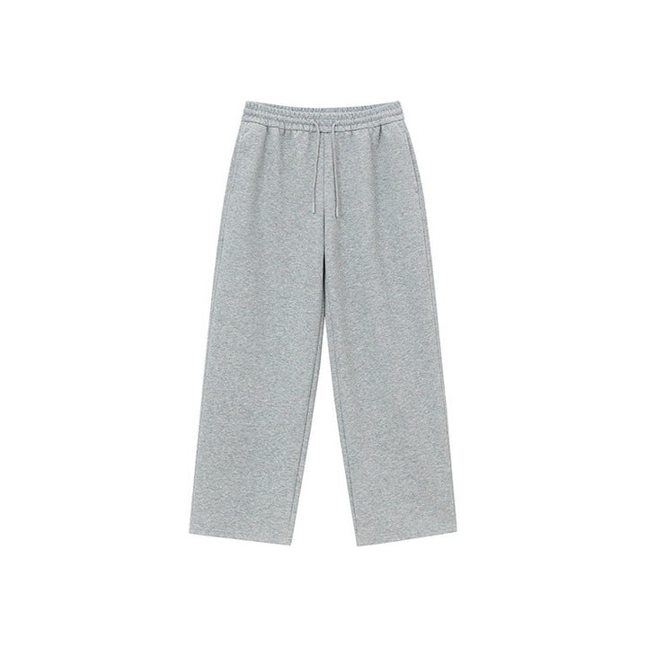 Unisex Relaxed-Fit Loungehose mit hohem Elastikbund, Kordelzug und geradem Bein Drune