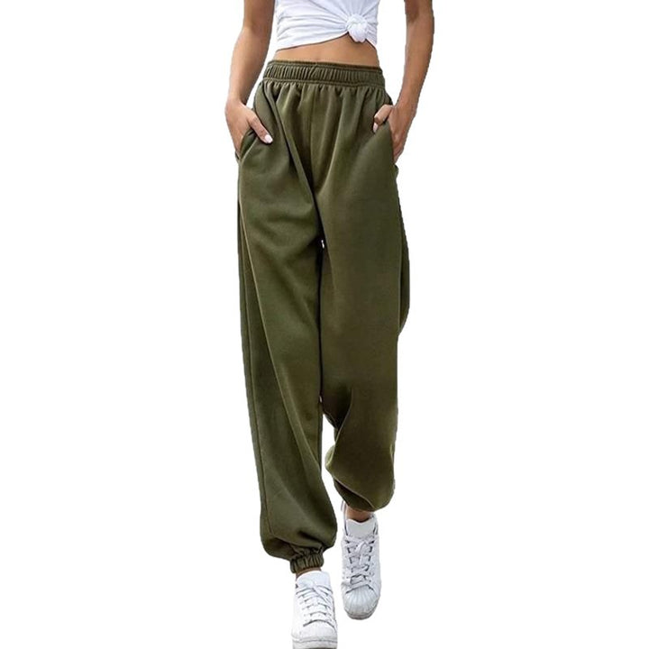 Damen nan gemütliches Lounge-Jogginganzug-Set mit Oversize-Hoodie und elastischer High-Waist Jogginghose Drune