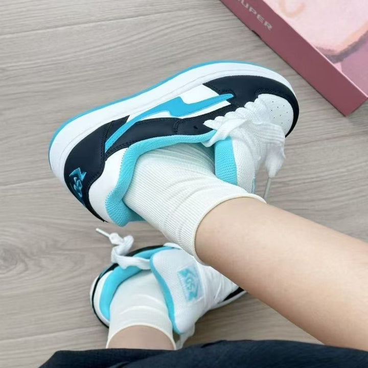 Damen Sneaker mit atmungsaktivem Mesh-Obermaterial und stoßdämpfender Sohle Drune