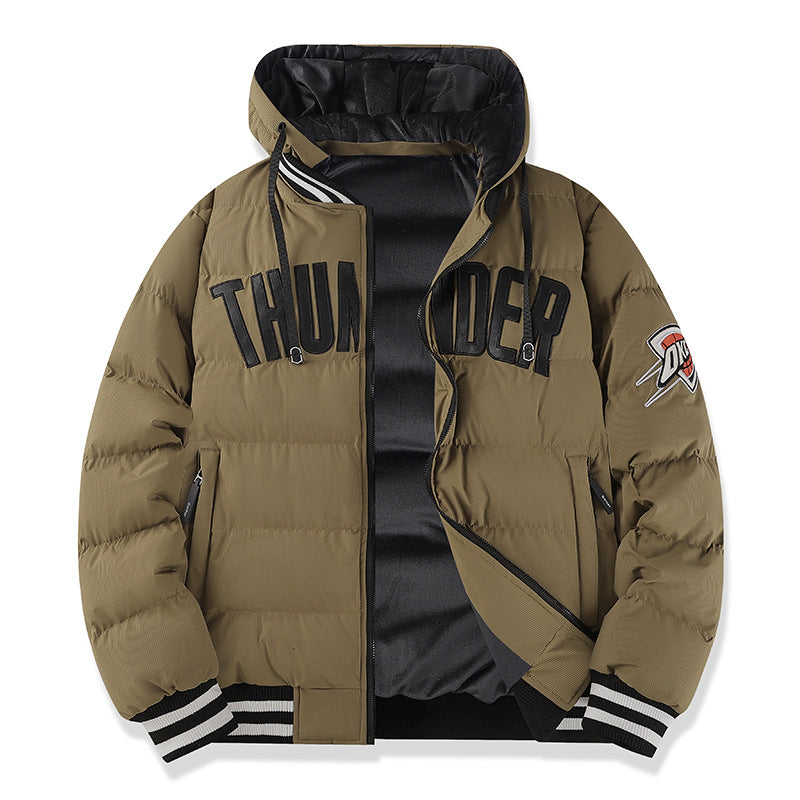 Herren Leichte Steppjacke mit hohen Kragen und praktischen Taschen Drune