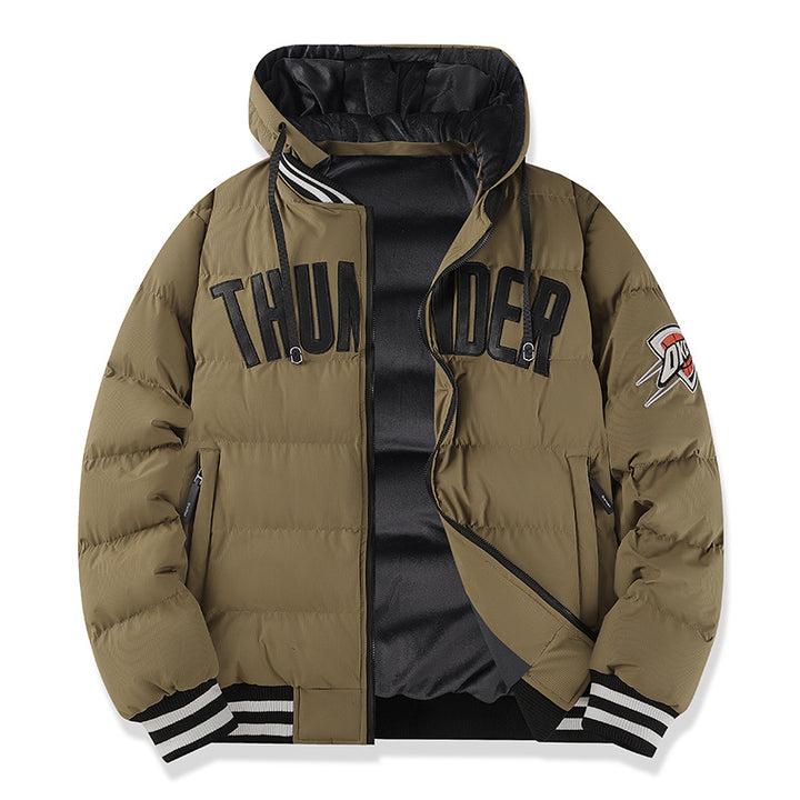 Herren Leichte Steppjacke mit hohen Kragen und praktischen Taschen Drune