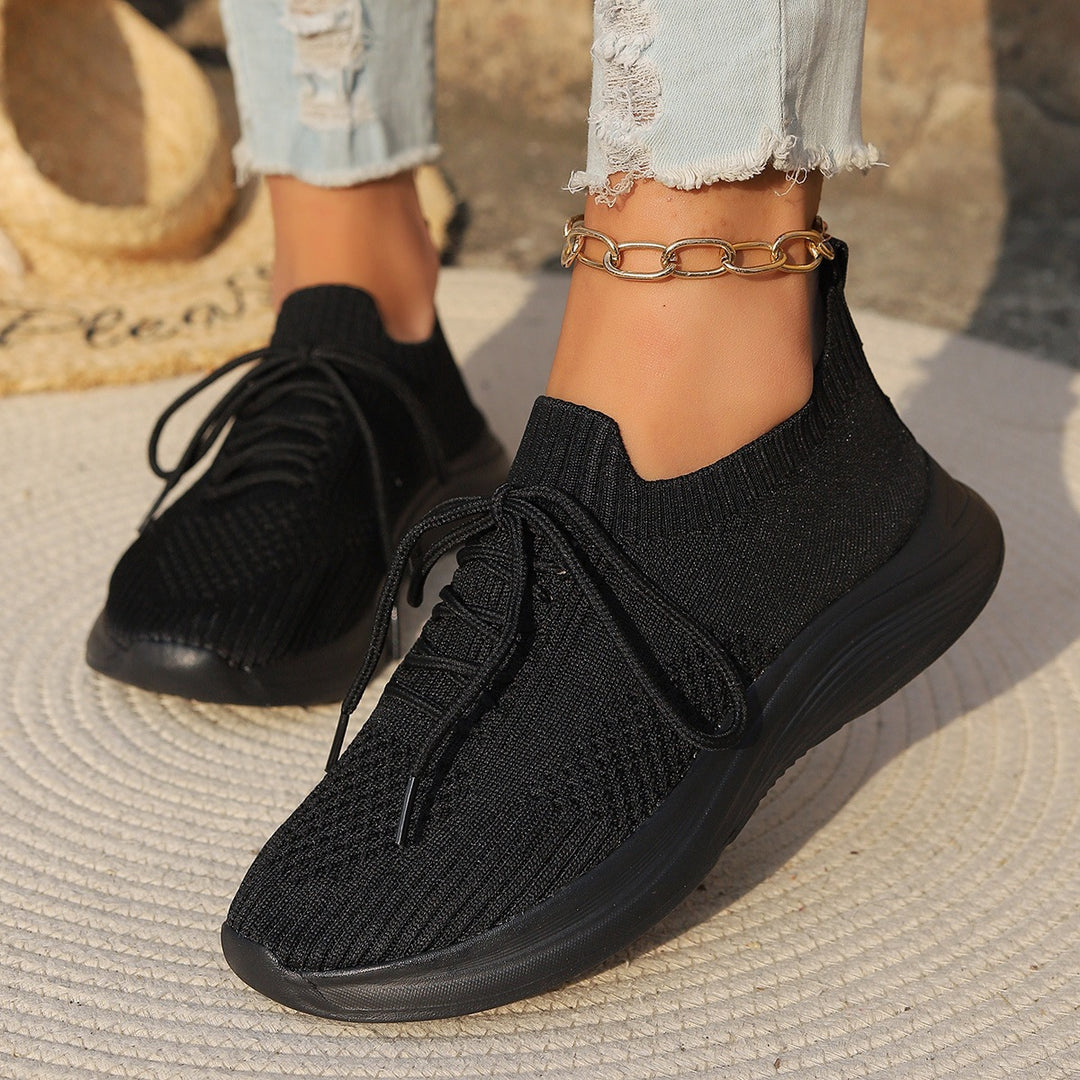 Damen Strick-Sneaker mit sockenähnlichem Schaft Drune