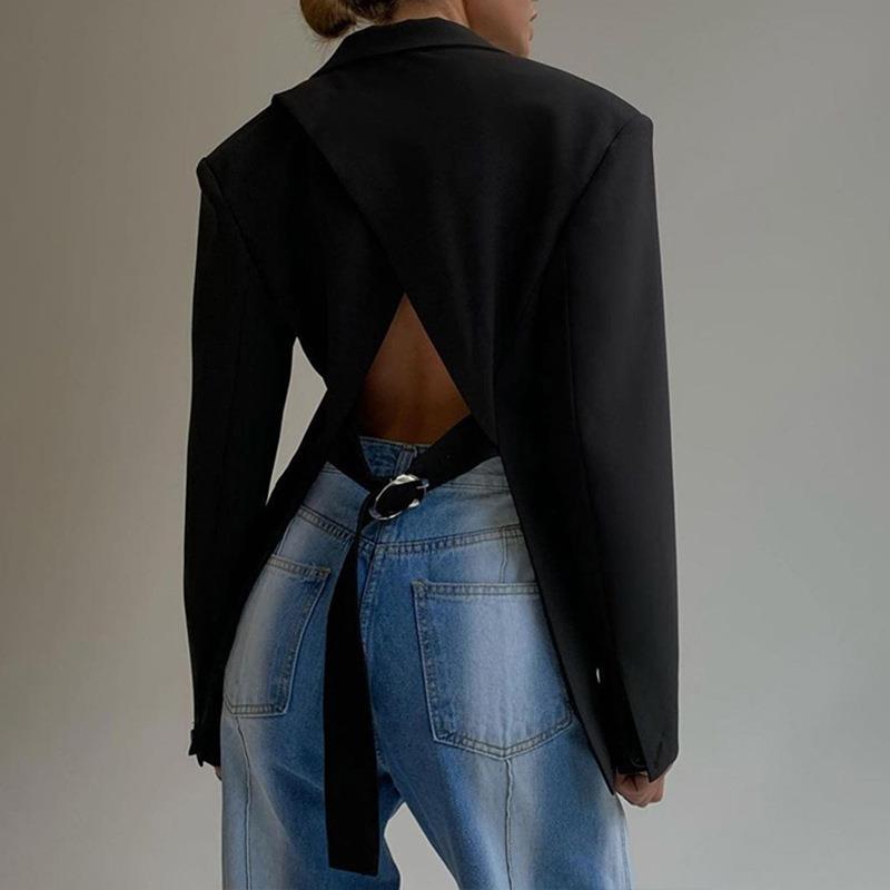Drune | Blazer ohne Rücken für Damen