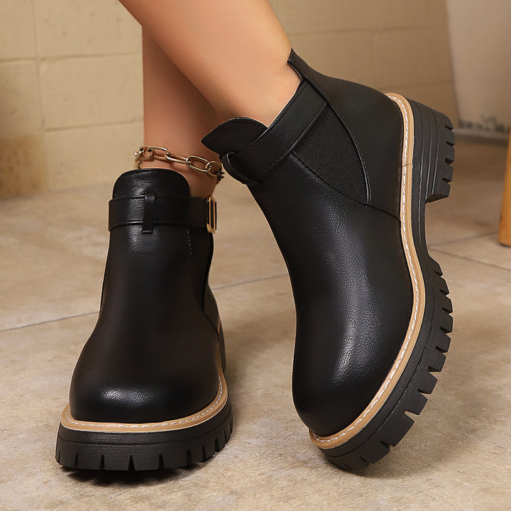Damen Trendige Chelsea Boots Drune