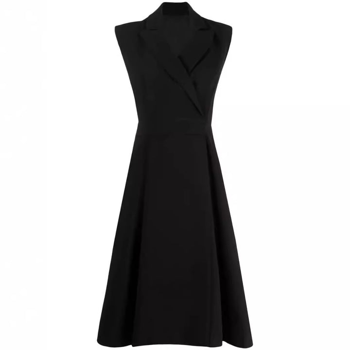 Damen Ärmeloses Blazerkleid mit tailliertem A‑Linien‑Schnitt Drune