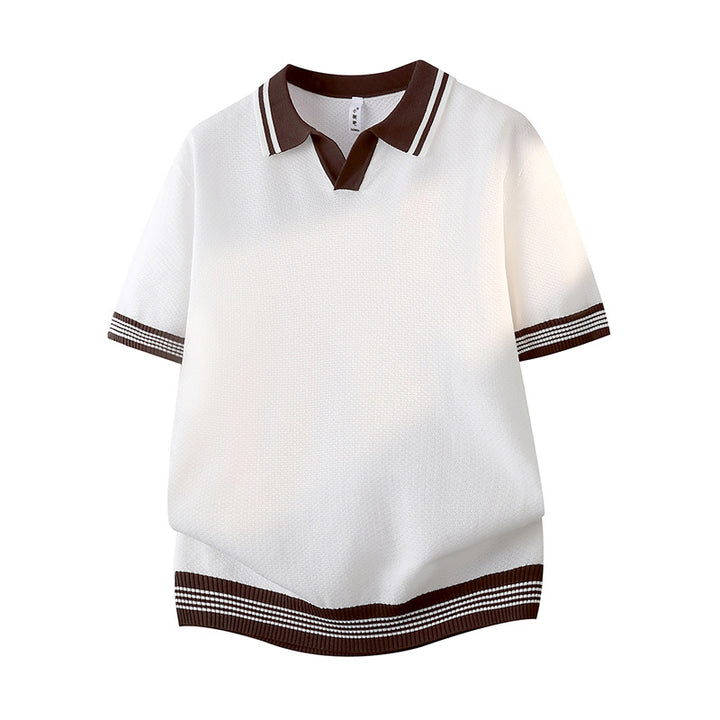 Damen Sportliches Kurzarm-Polohemd Drune