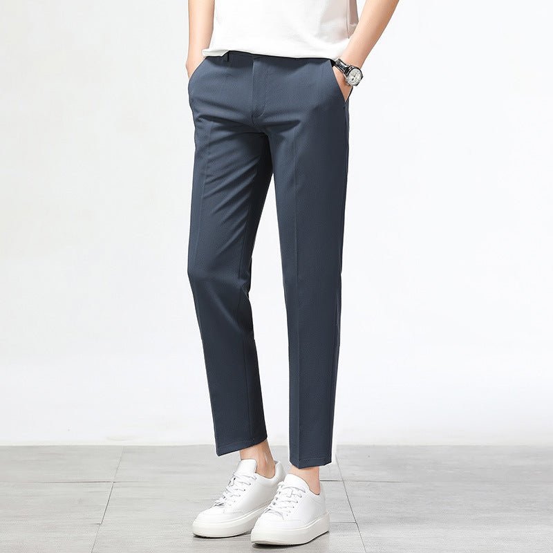 Herren Komfortable Chino-Hose Drune
