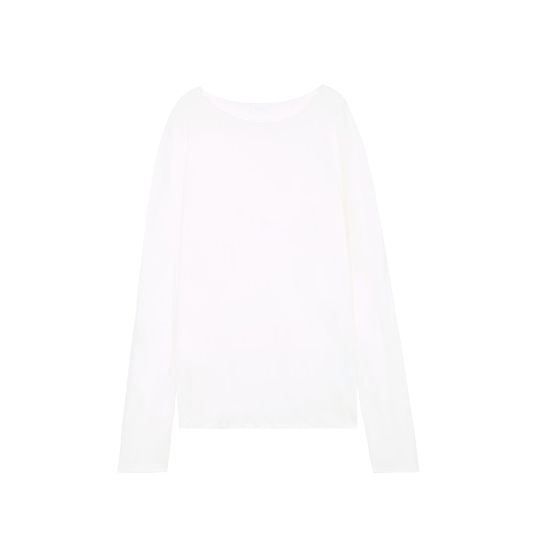 Damen lässiges Langarmshirt aus hochwertigem Baumwollmix Drune