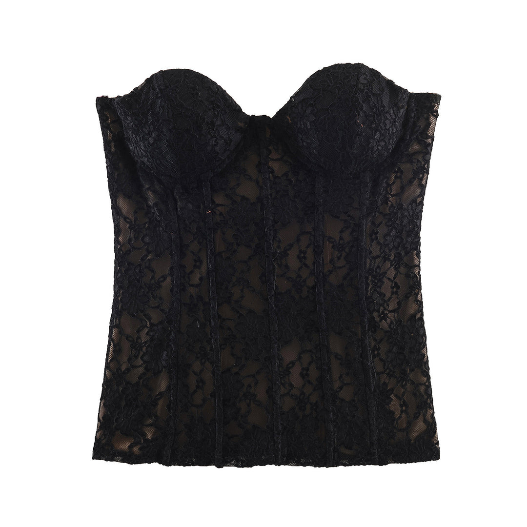 Damen Spitzen-Bustier mit verführerischem Design und eleganten Details Drune