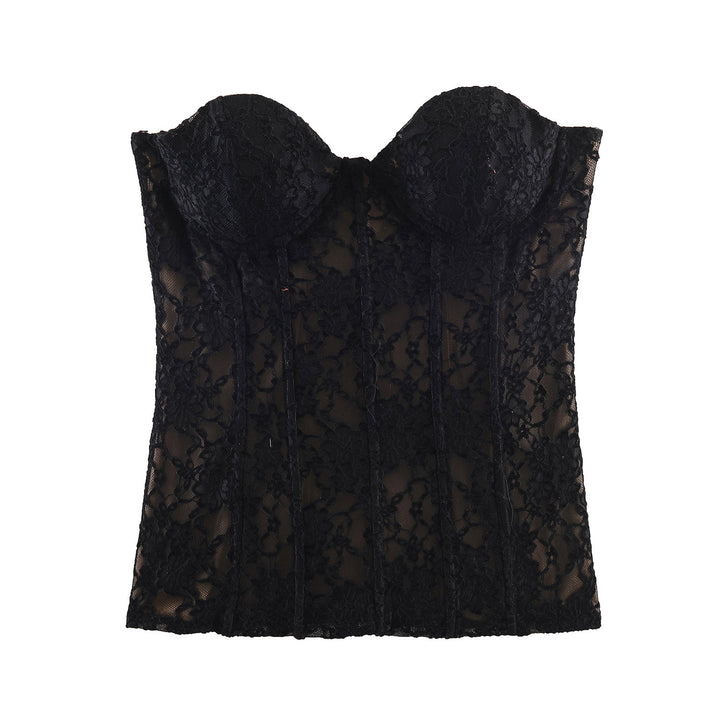 Damen Spitzen-Bustier mit verführerischem Design und eleganten Details Drune