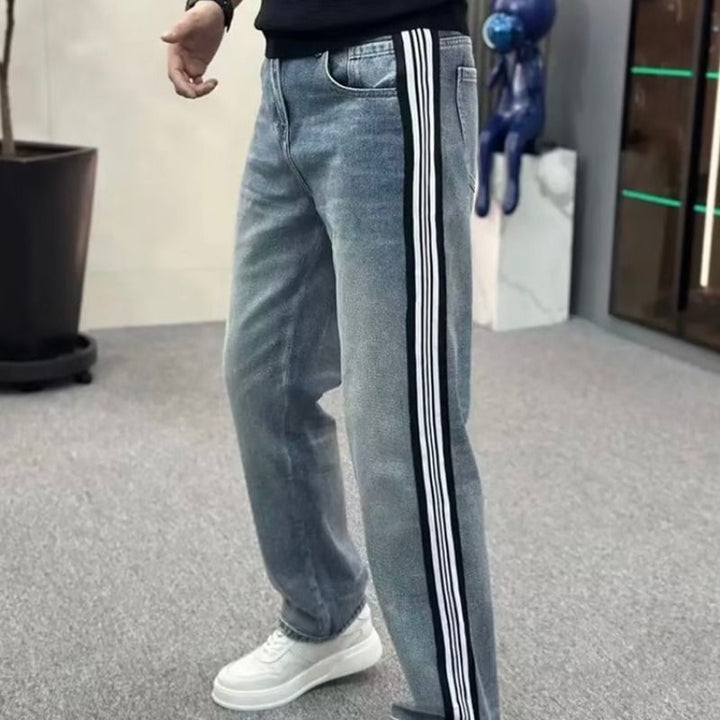 Herren Jeans mit seitlichen Streifen Drune