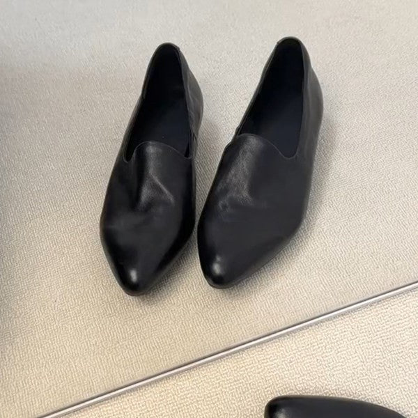 Damen spitz zulaufende Mokassins mit elegantem Schlupfdesign Drune