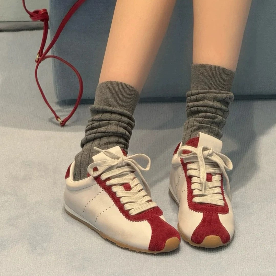 Damen Sneakers im eleganten Retro-Design mit atmungsaktiver Oberflächenstruktur Drune