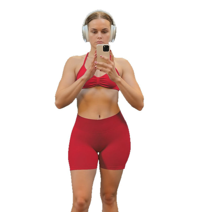 Damen Sportliches Bikini-Set mit hochelastischem Material und verstellbaren Trägern Drune