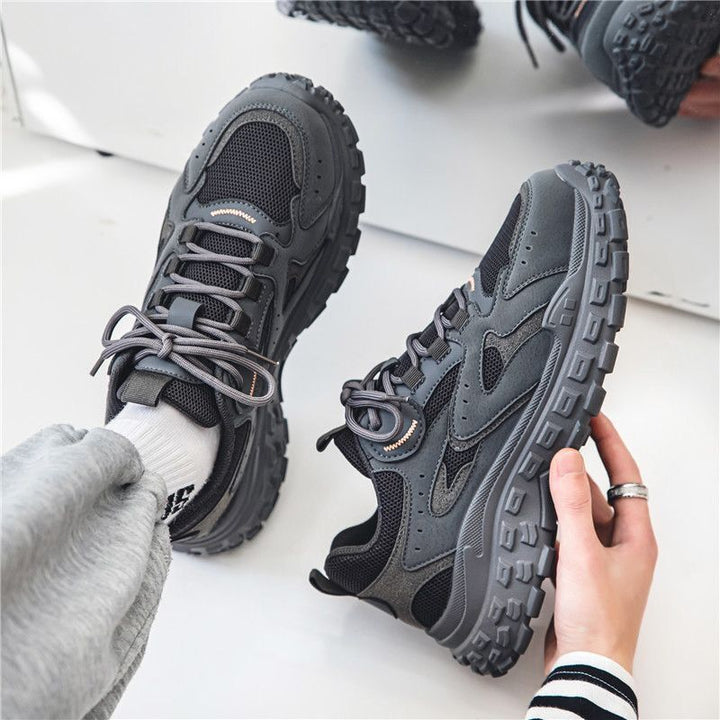 Damen Sportliche Trekking-Sneaker mit rutschfester Profilsohle und atmungsaktivem Obermaterial Drune