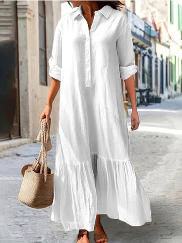 Damen Sommerkleid im lässigen Stil Drune