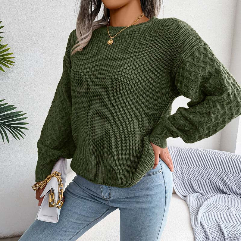Drune | Einfarbige Strickpullover