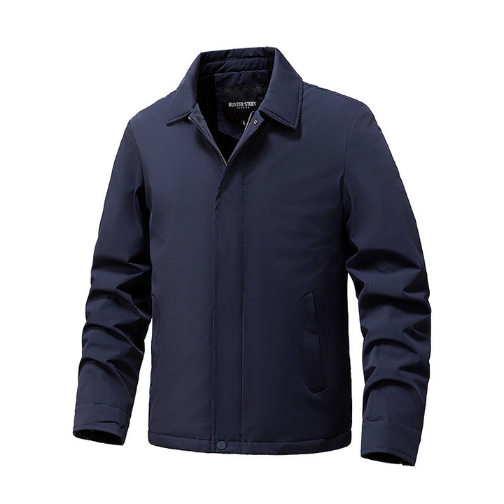 Herren Übergangsjacke mit hohem Kragen und elastischen Bündchen Drune
