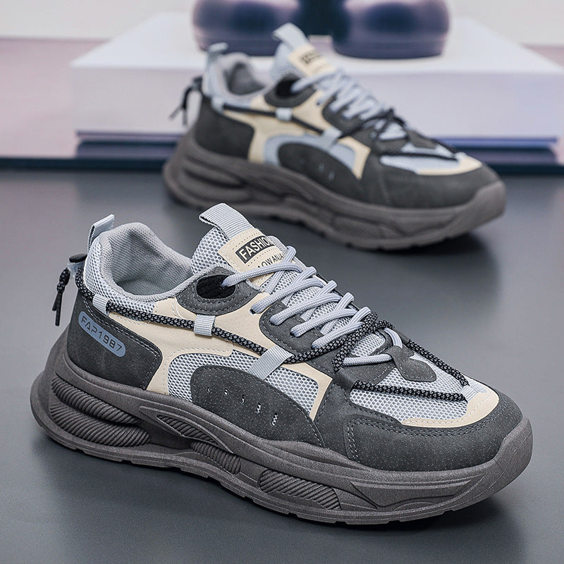 Damen Sportliche Sneakers mit luftdurchlässigem Mesh-Obermaterial und dämpfender Sohle Drune