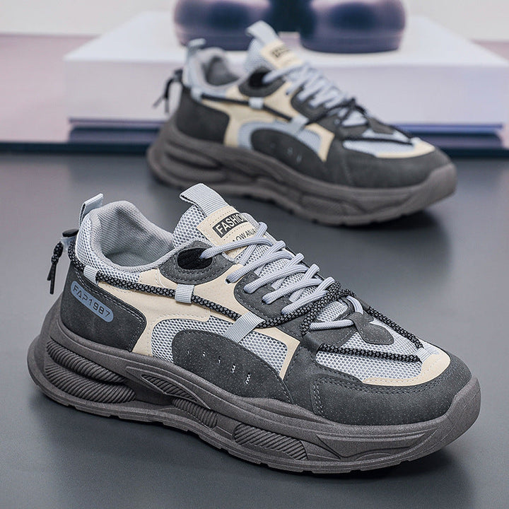 Damen Sportliche Sneakers mit luftdurchlässigem Mesh-Obermaterial und dämpfender Sohle Drune