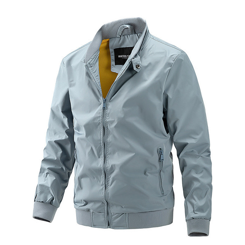 Herren Modische Übergangsjacke mit funktionalem Reißverschluss Drune