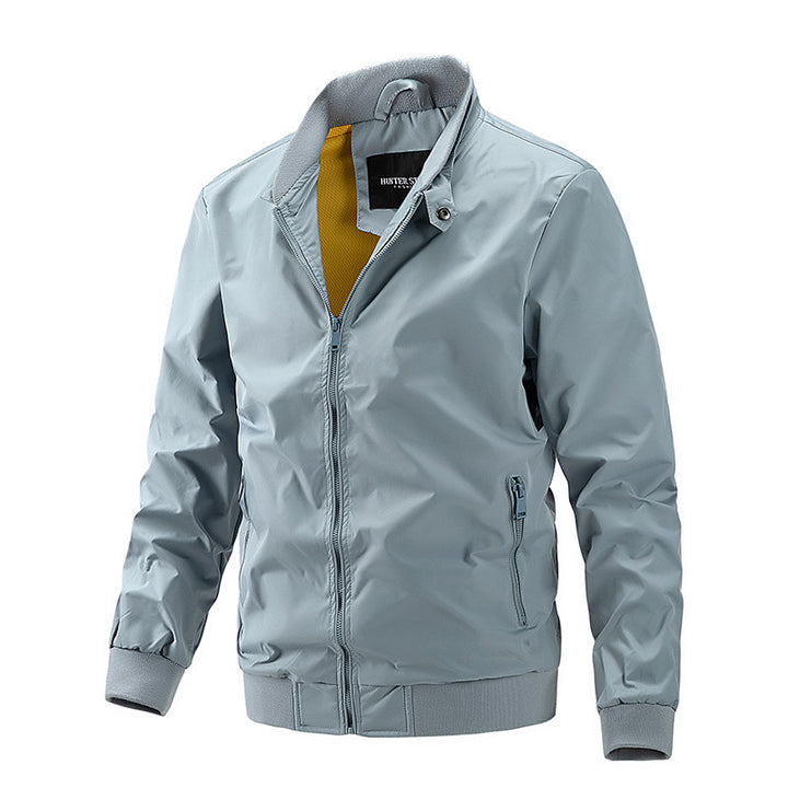 Herren Modische Übergangsjacke mit funktionalem Reißverschluss Drune