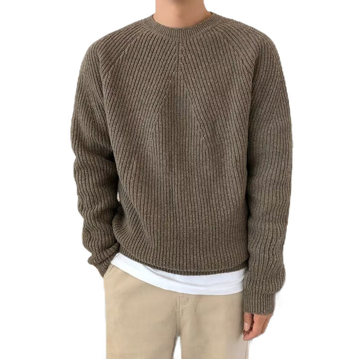 Herren Bequemer Grobstrickpullover Drune