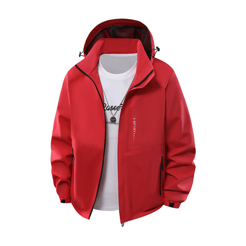 Herren Atmungsaktive Outdoor-Jacke