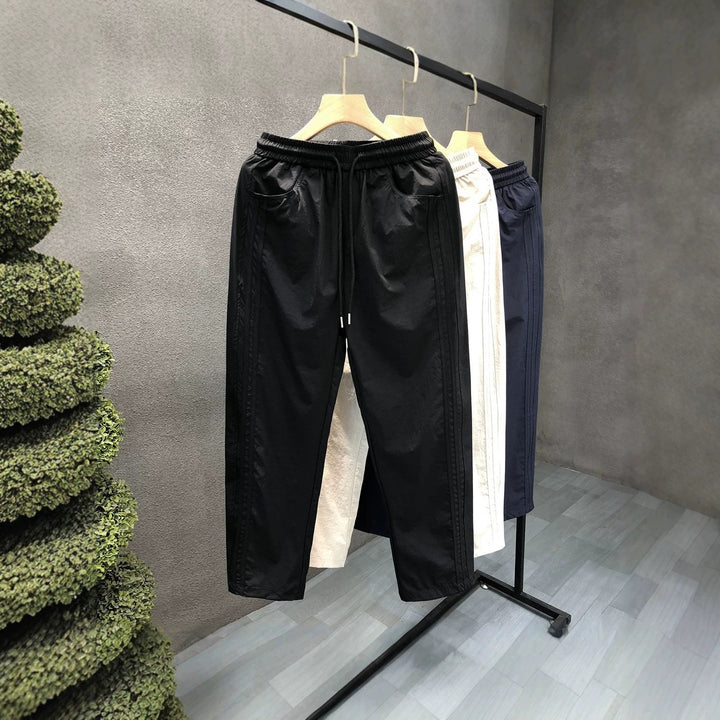 Herren Sportliche Freizeit-Hose mit elastischem Bund Drune