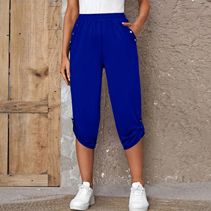 Damen Sportliche Jersey-Hosen Drune