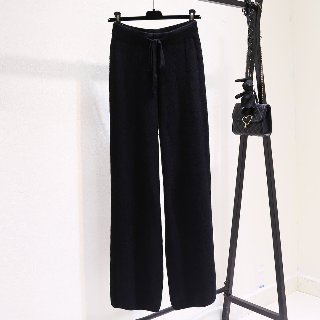 Damen Weite und bequeme Jersey-Hose Drune