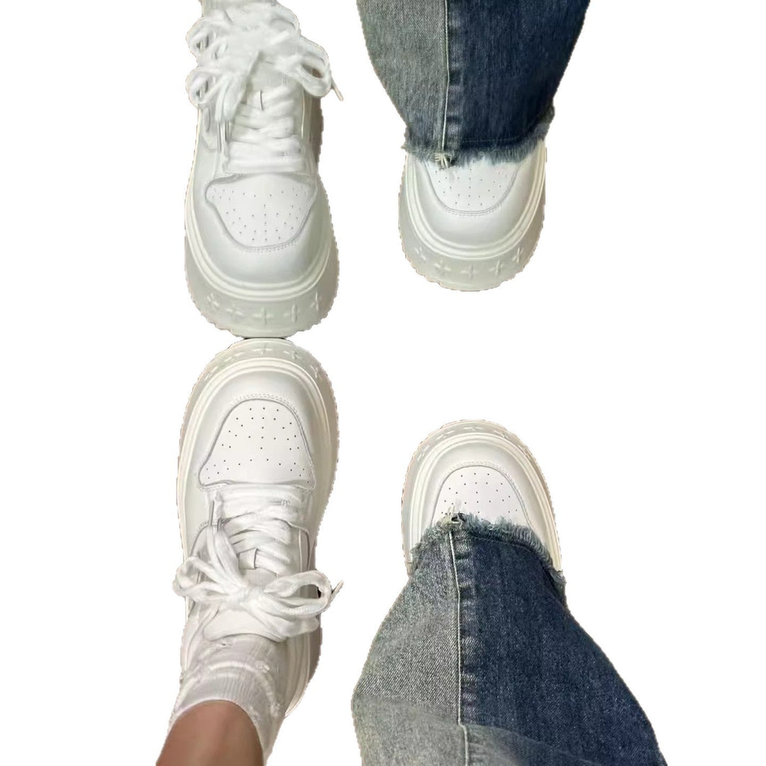 Damen High-Top Platform Sneakers mit modischem Design und komfortabler Dämpfung Drune