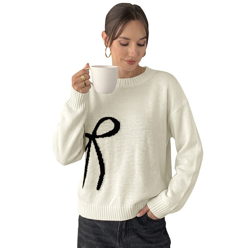 Damen Lässiger Pullover Drune