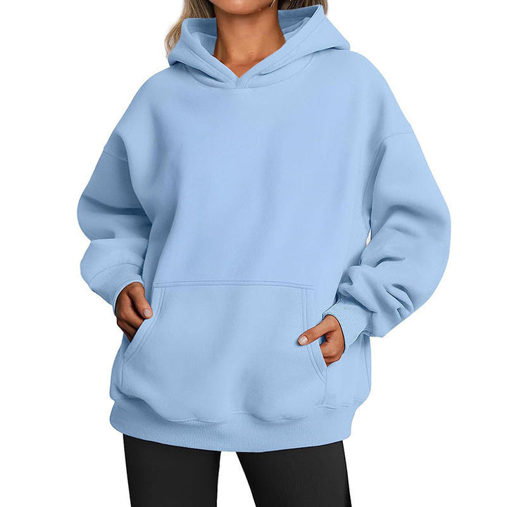 Damen bequemer Kapuzenpullover Drune