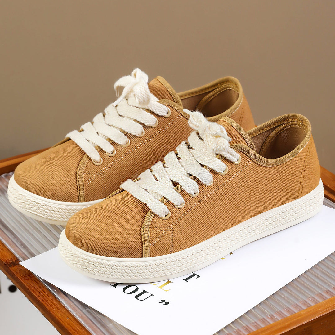 Damen Urbanes Canvas Sneakermodell mit zeitlosem Design Drune